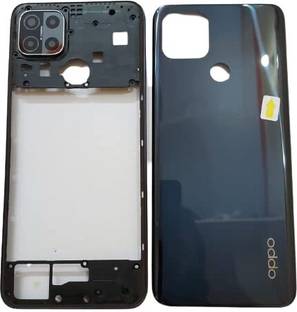 GOFCOTEL Oppo A15S : Black(Middle Ring + Back Panel) Oppo A15S : Black(Middle Ring + Back Panel) Back Panel