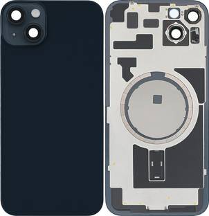 Spares4ever iPhone 14 Plus Midnight Replacement Glass with Camera Lens and Magsafe Magnet Back Panel