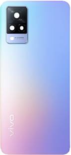 Sandreezz Vivo V21 (5G) (Glass) (With Camera lens Ring) (with Proper Logo) Back Panel