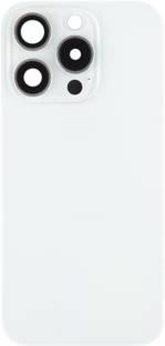 Spares4ever iPhone 15 Pro White Replacement Glass with Camera Lens and Magsafe Magnet Back Panel