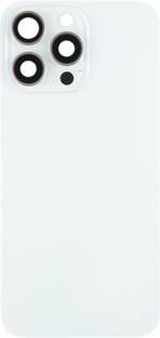 Spares4ever iPhone 15 Pro Max White Replacement Glass with Camera Lens and Magsafe Magnet Back Panel