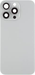 Spares4ever iPhone 15 Pro Max Titanium Replacement Glass with Camera Lens and Magsafe Magnet Back Panel