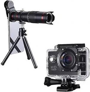 Lipzie Combo C604 26X Ultra HD Zoom Lens & 4K HD Mobile Telescope, Waterproof. Mobile Phone Lens