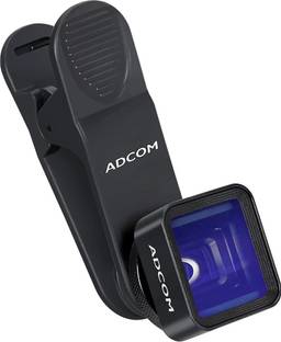 ADCOM Anamorphic Mobile Phone Camera Lens - Compatible with All iPhone & Android Smartphones (Black) Mobile Phone Lens