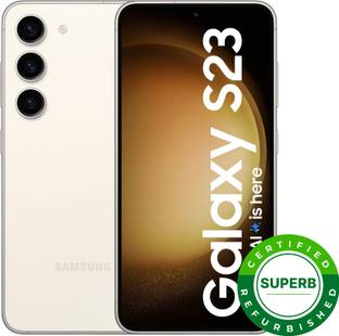 (Refurbished) SAMSUNG Galaxy S23 5G (Cream, 256 GB)