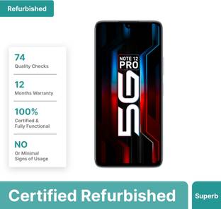 (Refurbished) Infinix Note 12 Pro 5G (Force Black, 128 GB)