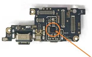 Sandreezz (V2132CGFX) Vivo V23 Pro (5G) (100% OG Charging CC patta Charging Flex Board) Charging PCB Complete Flex