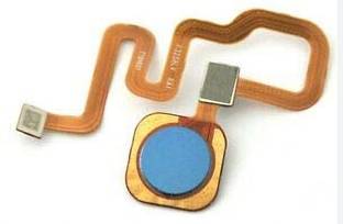 mobileworld Compatible for Mi Redmi Note 6 Pro : Blue Gold - Fingerprint Scanner Sensor Flex 6Pro Fingerprint Sensor Flex cable