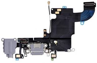 Shinzo Premium Charging Port & Mic Flex Replacment for iPhone 6s (Grey) - Fast Charge, Clear Calls, DIY Repair - Charging Connector Flex cable