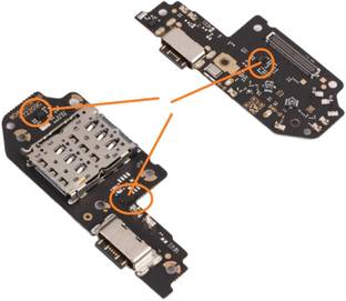 Sandreezz (M22041216ICBD) Redmi K50i 5G (Charging CC patta Charging Flex Board) Charging PCB Complete Flex