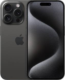 Apple iPhone 15 Pro (Black Titanium, 256 GB)