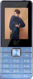 IAIR Basic Feature Dual Sim Mobile Phone with 2800mAh Battery, 2.4 inch Display Screen, 0.8 mp Camera with Big LED Torch (FPS6, Sky Blue)
