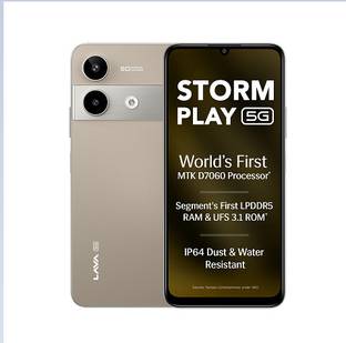 LAVA Storm Play 5G (Dune Titanium, 256 GB)
