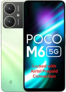 POCO M6 5G - Locked with Airtel Prepaid (Polaris Green, 128 GB)