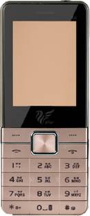 IAIR Basic Feature Dual Sim Mobile Phone with 2800mAh Battery, 2.4 inch Display Screen, 0.8 mp Camera with Big LED Torch (FPS6, Gold)