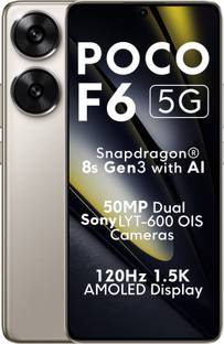 POCO F6 5G (Titanium, 256 GB)