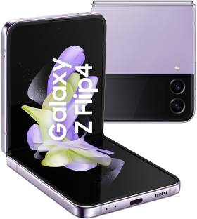 Add to Compare SAMSUNG Galaxy Z Flip4 5G (Bora Purple, 128 GB) 3.8213 Ratings & 17 Reviews 8 GB RAM | 128 GB ROM 17.02 cm (6.7 inch) Full HD+ Display 12MP + 12MP | 10MP Front Camera 3700 mAh Lithium Ion Battery Qualcomm Snapdragon 8+ Gen 1 Processor 1 Year Manufacturer Warranty for Device and 6 Months Manufacturer Warranty for In-Box Accessories ₹89,999 ₹1,01,999 11% off Free delivery Save extra with combo offers Upto ₹30,600 Off on Exchange