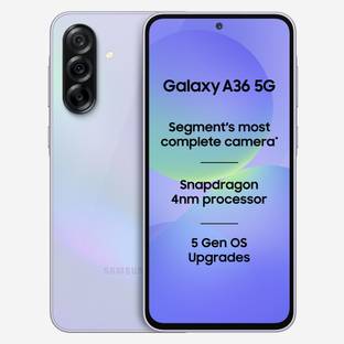 Samsung Galaxy A36 5G (Awesome Lavender, 128 GB)