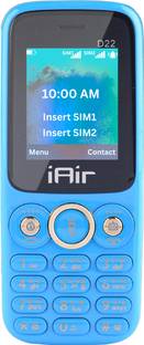 IAIR D22 Dual Sim Keypad Phone | 1200 mAH Battery & Big 1.88 Inch Display