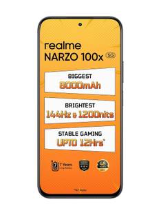 realme Narzo 100x 5g (Midnight Black, 256 GB)