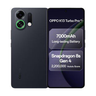 OPPO K13 Turbo Pro 5G (Midnight Maverick, 256 GB)