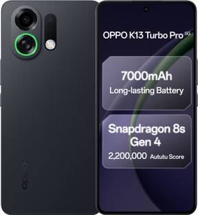 OPPO K13 Turbo Pro 5G (Midnight Maverick, 256 GB)