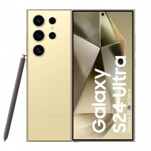 SAMSUNG Galaxy S24 Ultra 5G (Titanium Yellow, 512 GB)