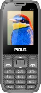 Pious M24 Dual Sim Mobile Phone with 3000 mAh Big Battery & Wireless FM Radio