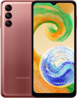 Add to Compare SAMSUNG Galaxy A04s (Copper, 64 GB) 4.2114 Ratings & 9 Reviews 4 GB RAM | 64 GB ROM 16.51 cm (6.5 inch) HD+ Display 50MP + 50MP + 2MP + 2MP | 5MP Front Camera 5000 mAh Lithium-ion Battery Exynos Octa Core Processor Processor 1 Year Manufacturer Warranty For Device And 6 Months Manufacturer Warranty For In-box Accessories ₹12,499 ₹15,990 21% off Free delivery by Today Save extra with combo offers No Cost EMI from ₹1,389/month