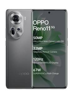 OPPO Reno11 5G (Rock Grey, 128 GB)