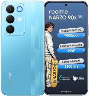 realme Narzo 90x 5G (Flash Blue, 128 GB)