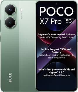 POCO X7 Pro 5G (Nebula Green, 256 GB)