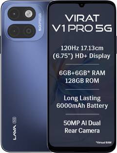 LAVA Virat V1 Pro 5G (Sikkim Midnight, 128 GB)