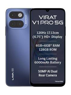LAVA Virat V1 Pro 5G (Sikkim Midnight, 128 GB)