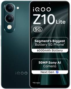 IQOO Z10 Lite 5G (Cyber Green, 64 GB)