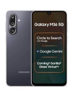Samsung M36 5G (Velvet Black / Black, 128 GB)