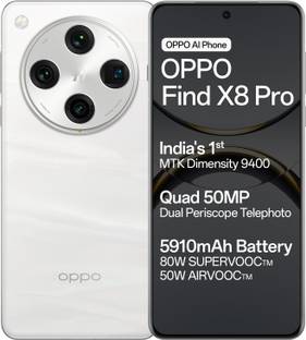 OPPO Find X8 Pro 5G (Pearl White, 512 GB)