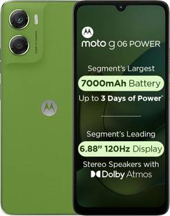 MOTOROLA g06 power Charger in the Box (Pantone Tendril, 64 GB)