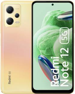 Add to Compare REDMI Note 12 5G (Sunrise Gold, 128 GB) 43,573 Ratings & 293 Reviews 4 GB RAM | 128 GB ROM | Expandable Upto 1 TB 16.94 cm (6.67 inch) Full HD+ AMOLED Display 48MP + 8MP + 2MP | 13MP Front Camera 5000 mAh Battery Qualcomm Snapdragon 4 Gen 1 Processor 1 Year Manufacturer Warranty for Phone and 6 Months Warranty for In the Box Accessories ₹16,999 ₹19,999 15% off Free delivery by Today No Cost EMI from ₹2,834/month Bank Offer