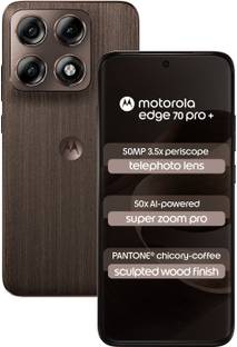 MOTOROLA Edge 70 Pro+ (Sculpted Wood PANTONE Chicory coffee (Brown), 256 GB)