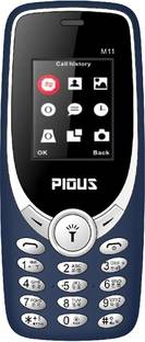 Pious M11 Dual Sim Mobile Phone with 3000 mAh Big Battery & Wireless FM Radio