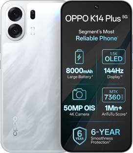 OPPO K14 Plus 5G (Star White, 256 GB)