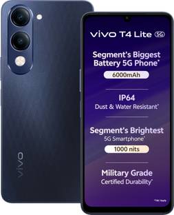 vivo T4 Lite 5G Charger in the Box (Prism Blue, 128 GB)