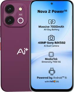 Ai+ Nova 2 Power 5G (Deep Purple, 128 GB)