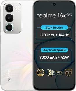 realme 16x 5G (Glory White, 128 GB)