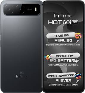 Infinix HOT 60i 5G (Sleek Black, 128 GB)