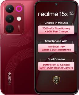realme 15x 5G (Maroon Red, 128 GB)