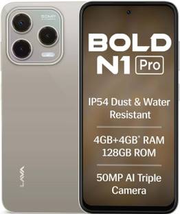 LAVA Bold N1 Pro (Titanium Gold, 128 GB)