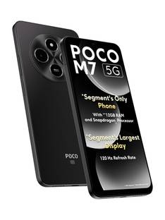 POCO M7 5G (Satin Black, 128 GB)