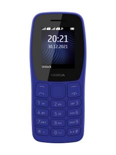 Nokia 105 Classic Dual Sim Keypad Phone, Charger in-Box